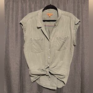 JACHS Girlfriend Sage Green Shirt